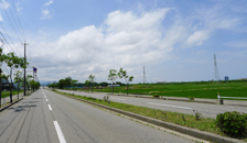 白山連峰を望む田園ゾーン